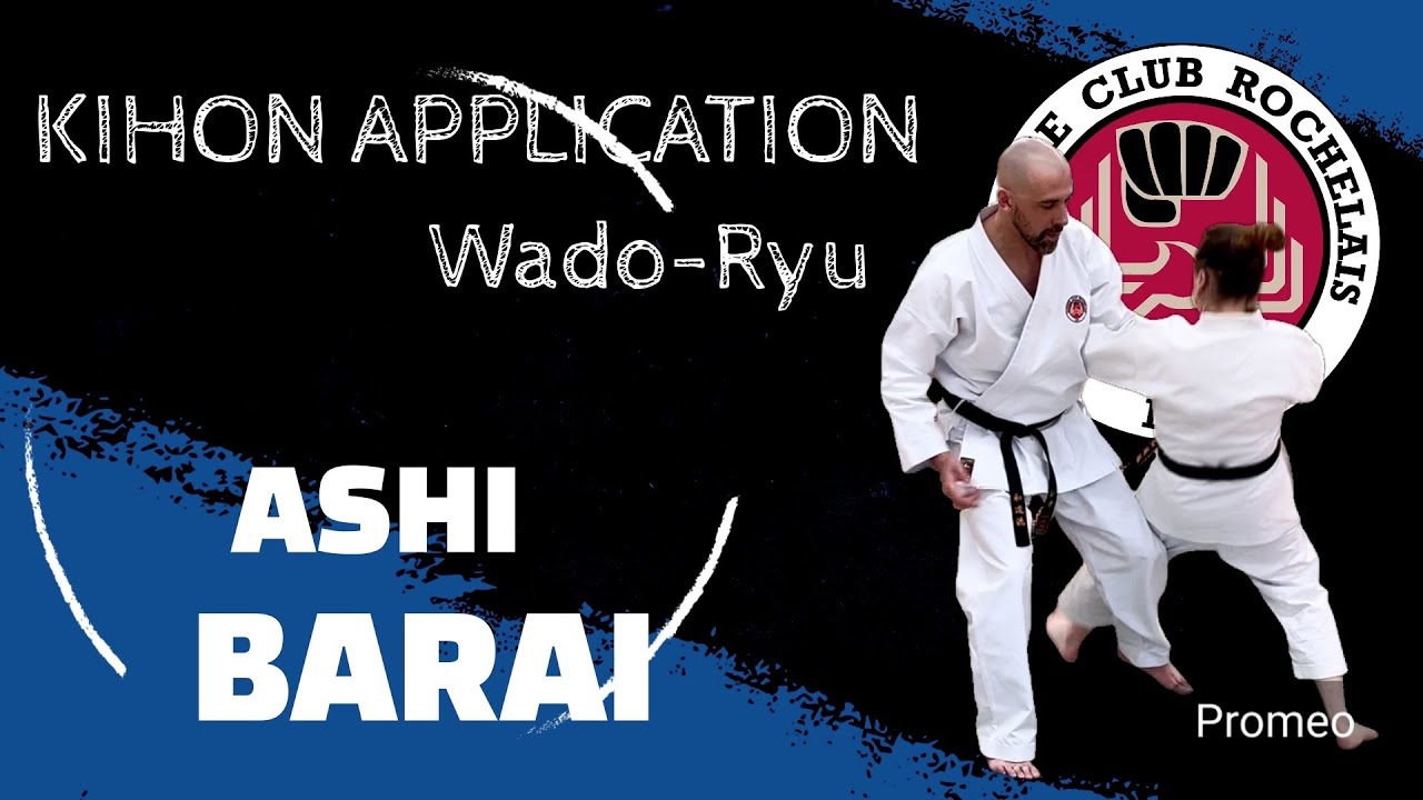 Ashi barai (balayages de jambe) - Kihon application - Karate Wado Ryu