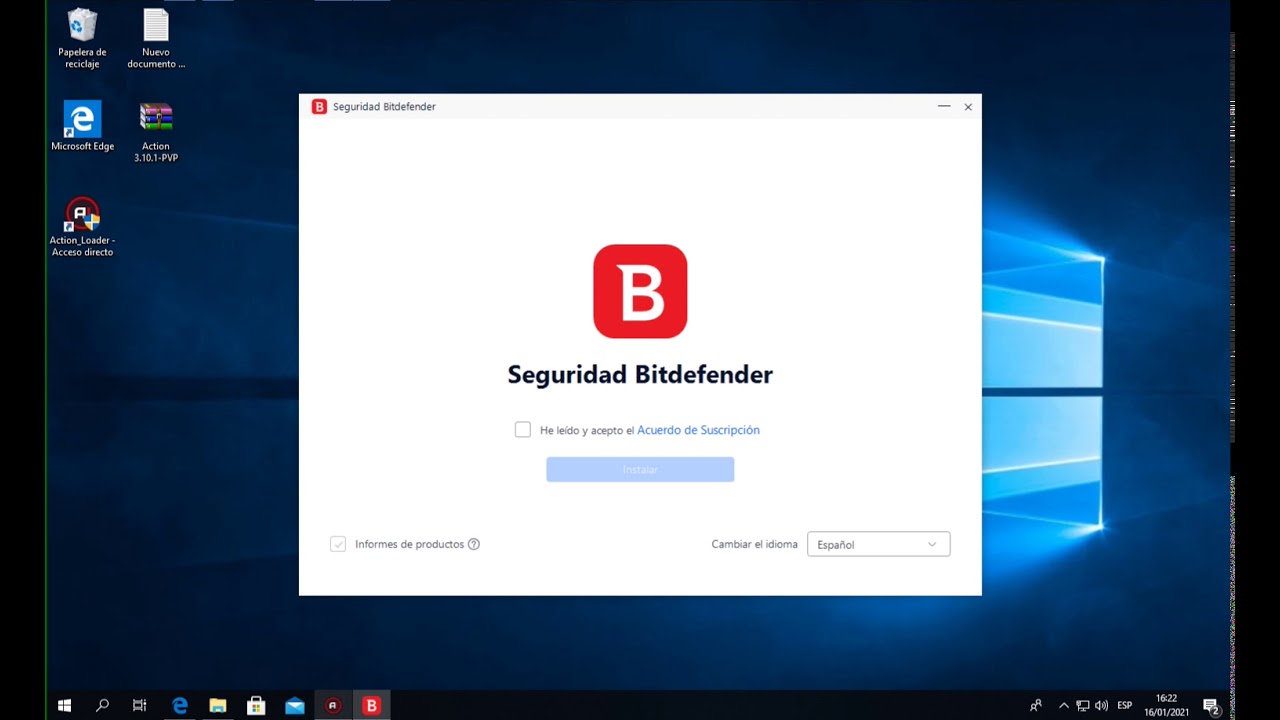 Bitdefender Total Security - Descargar e Instalar (Invitaci&oacute;n Licencias 365)