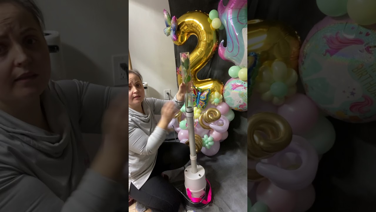 How to stuffed 12” latex balloon with flower? explained