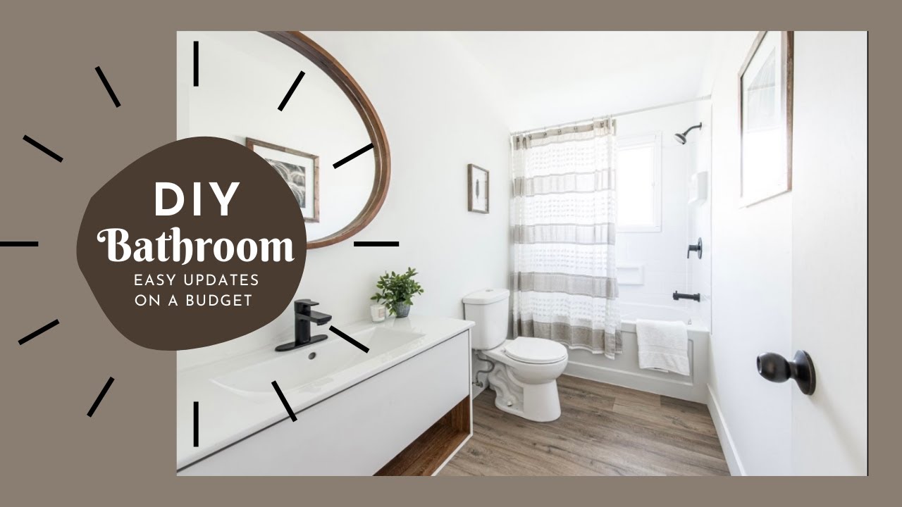 DIY Bathroom Flip on a Budget - Update Your Bathroom EASY