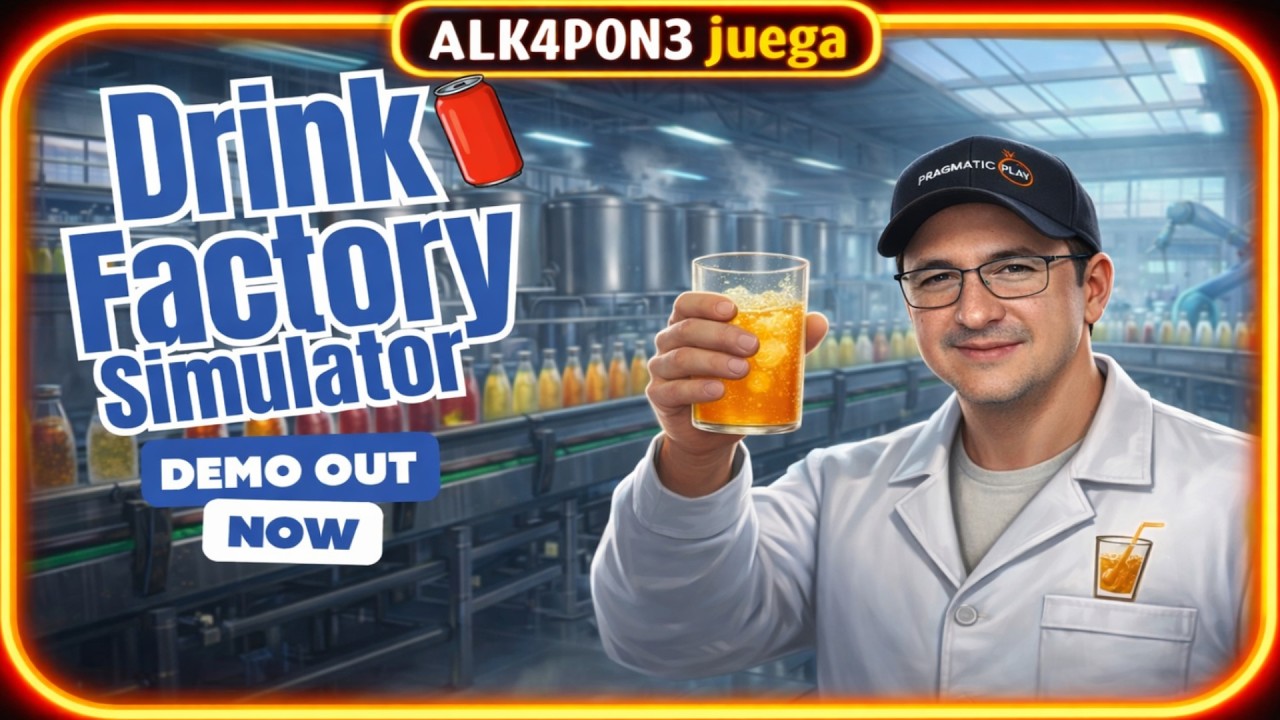 ALKA juega DRINK FACTORY SIMULATOR - DEMO -