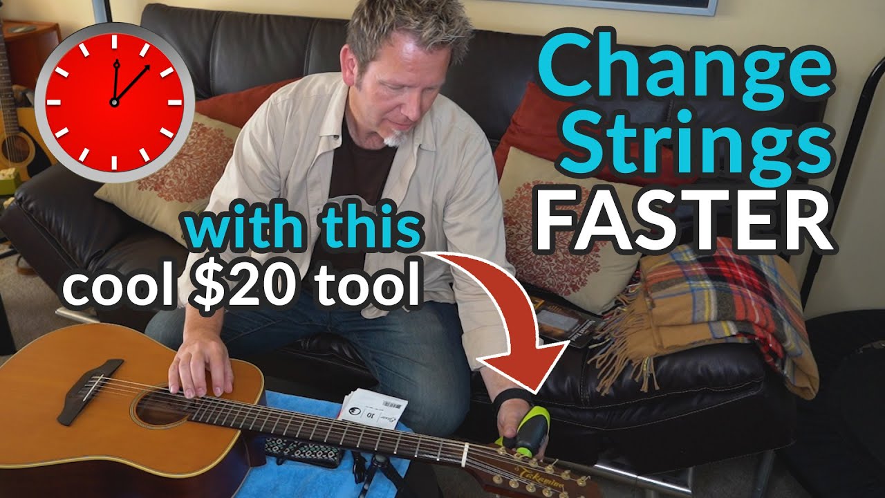 CHANGE YOUR STRINGS FASTER - Power Peg Motorized Guitar String Winder - 