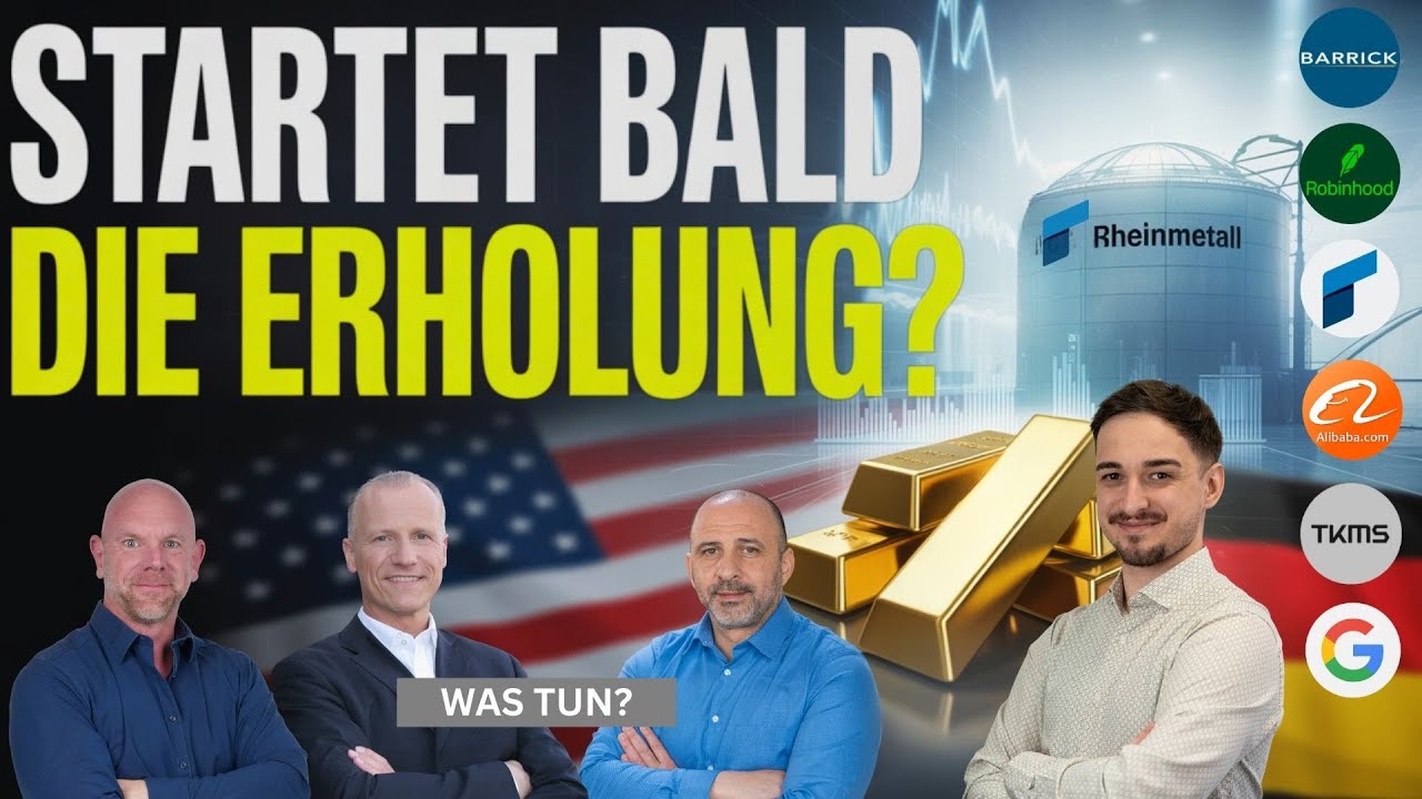 Aktien mit Potenzial! DAX | Rheinmetall | TKMS | Alphabet | Barrick Mining | RobinHood