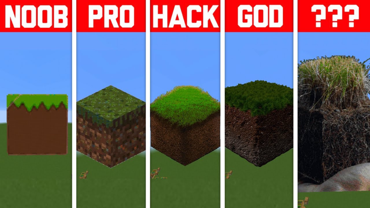 NOOB VS PRO VS HACKER Minecraft Pixel art✨Dirt