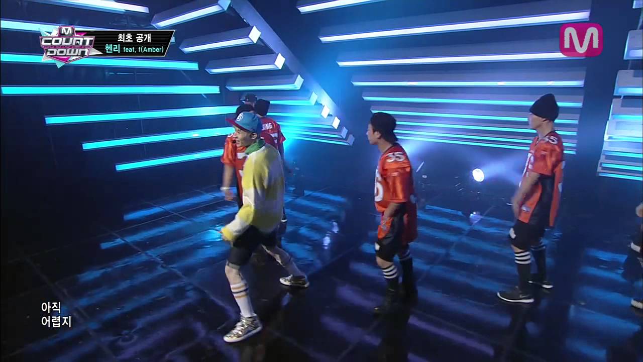 헨리_1-4-3 feat. F(Amber) (I Love You feat. F(Amber) by Henry@Mcountdown 2013.8.22)