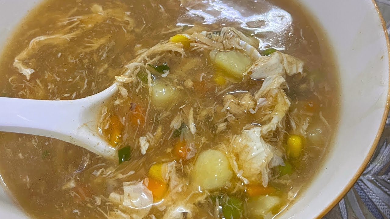 Домашний куриный овощной суп | Зимний и дождливый вариант | Food encircle