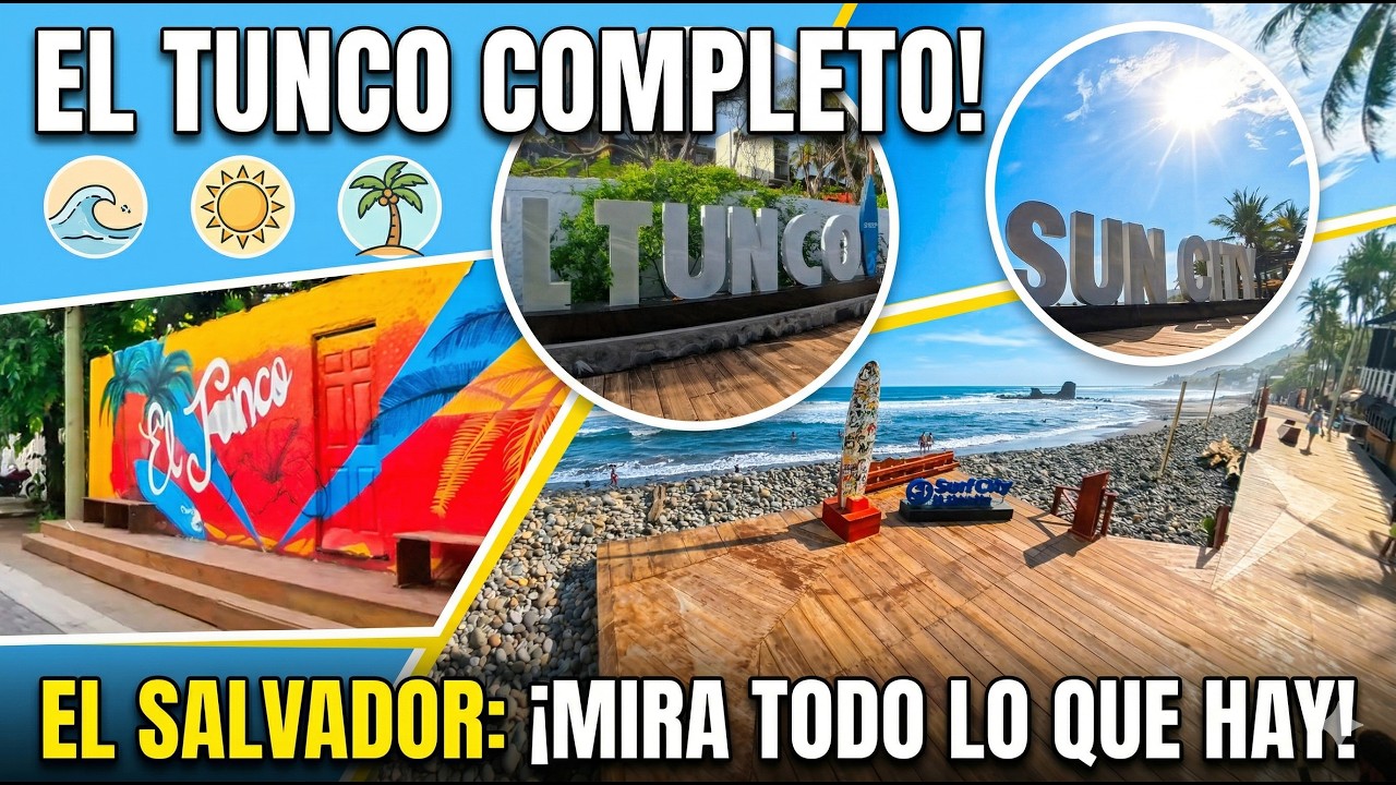 Playa EL TUNCO, El Salvador #eltunco #elsalvador
