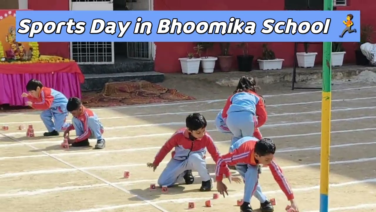 Sports Day in Bhoomika School🏃#sports 