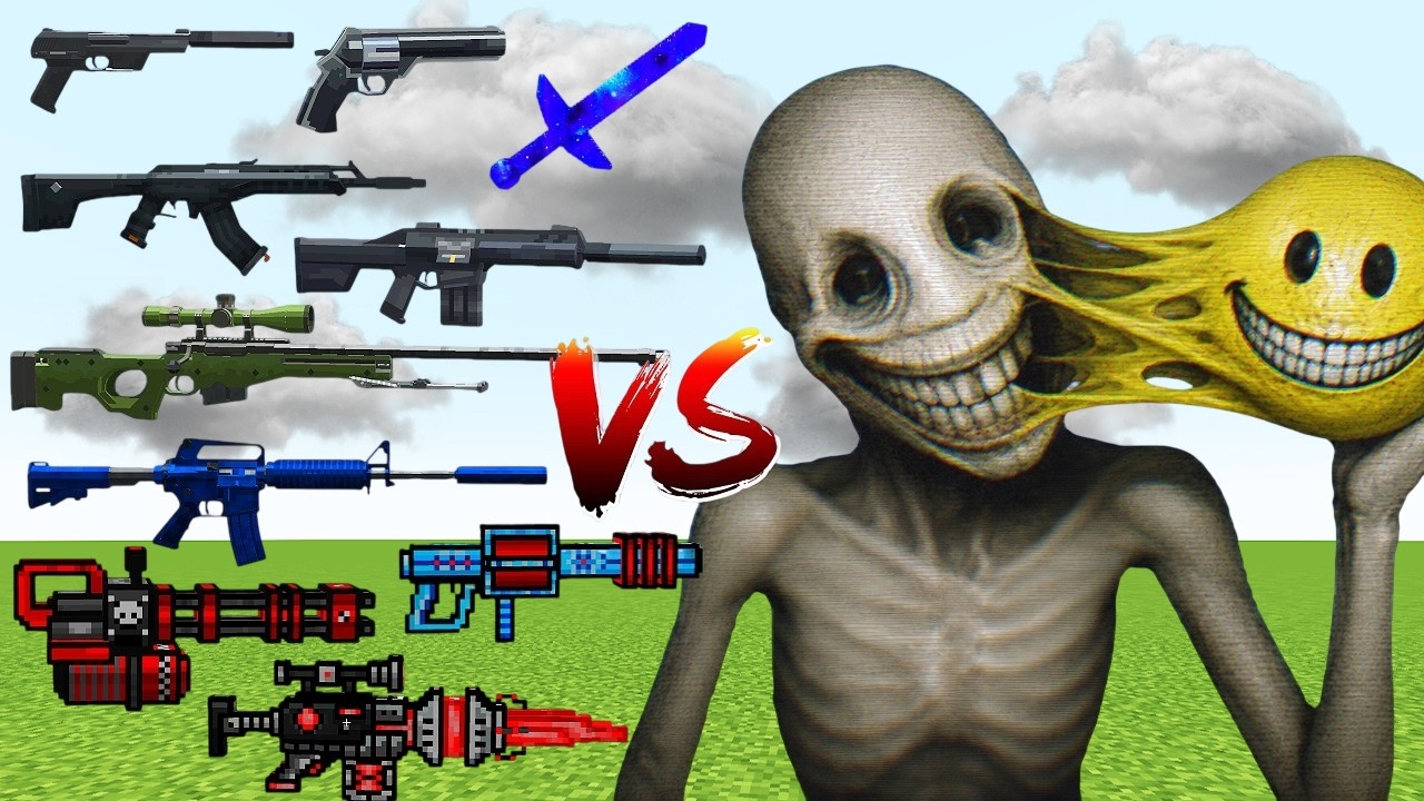 Which Tacz Gun is the strongest against The New VERITY [Horror mod] in Minecraft PE ?