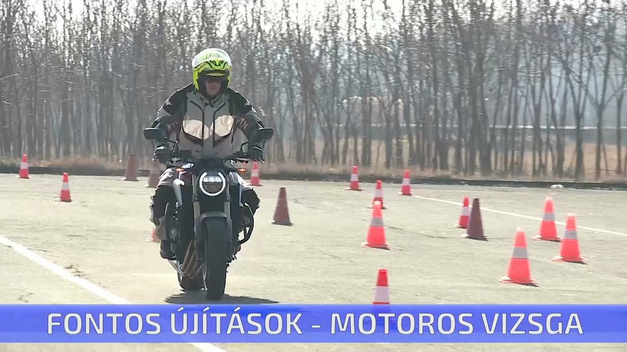 Fontos újítások - motoros vizsga