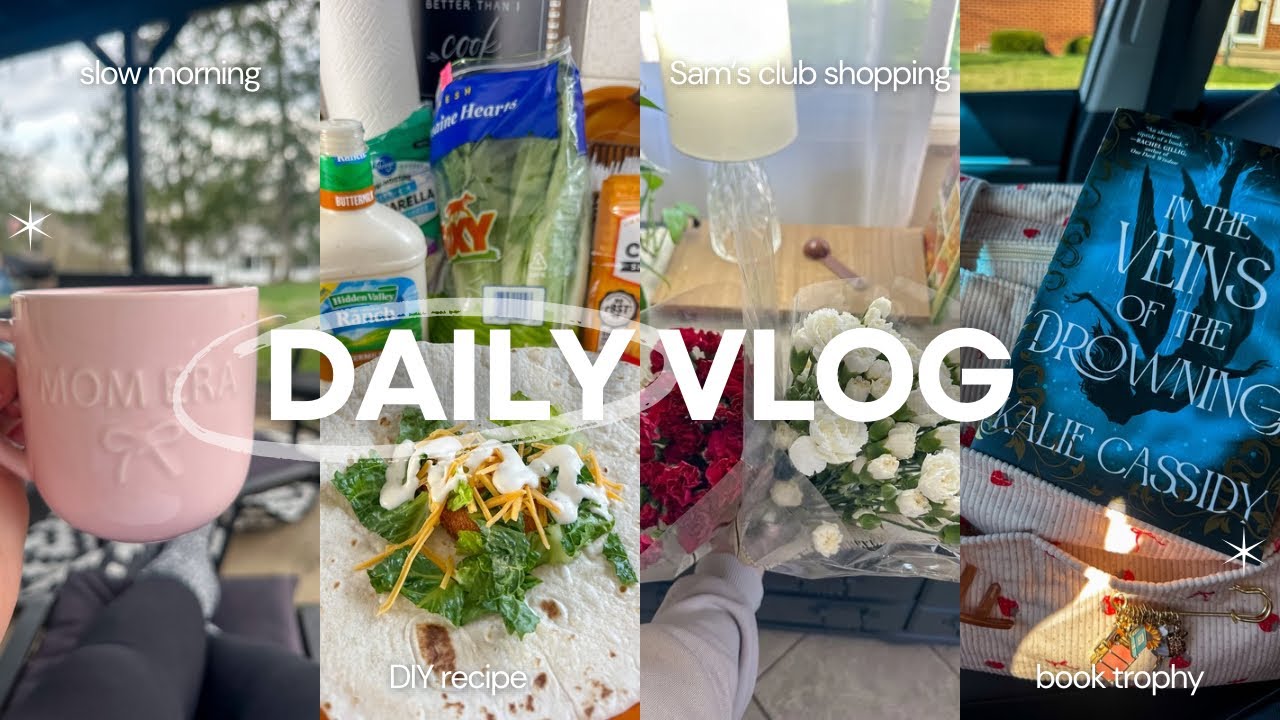 Романтизирую свою жизнь: покупки в книжном магазине, новые цветы и снэк-роллы из Макдоналдса.