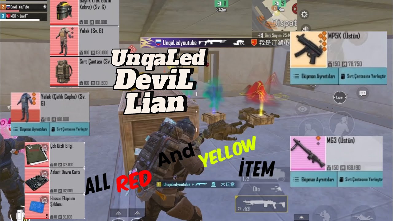 Red And Yellow Chests Everywhere \ PUBG METRO ROYALE