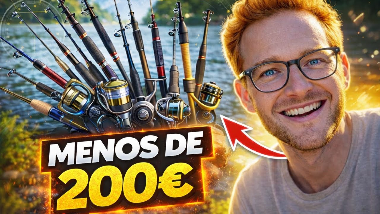 10 Cañas de Pescar por menos de 200€ [2026] Calidad ✅ ¿Cuál Comprar?