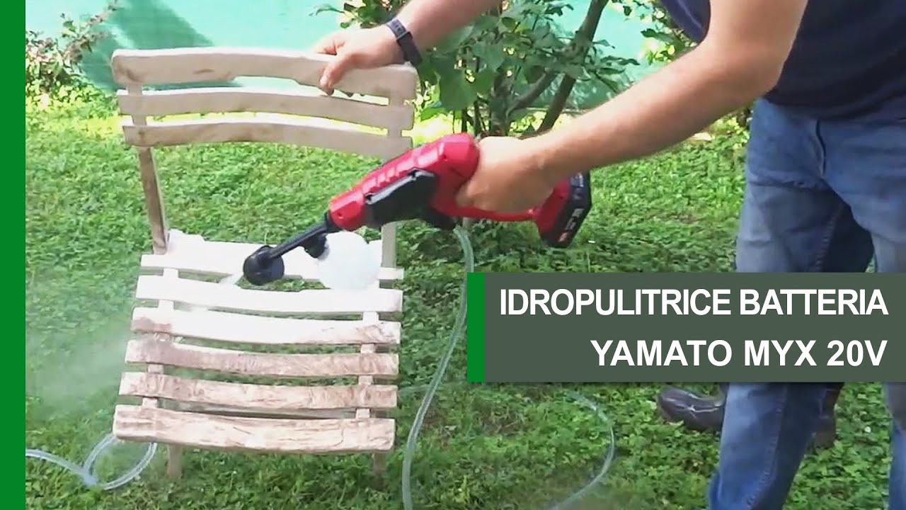 Idropulitrice a batteria 20V Yamato Myx - Presentazione e test
