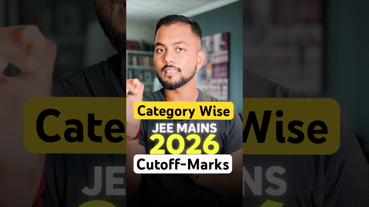 Shocking Cutoff😳|Jee Main 2026 Category Wise Cutoff Marks|Cutoff Marks For Jee Main 2026