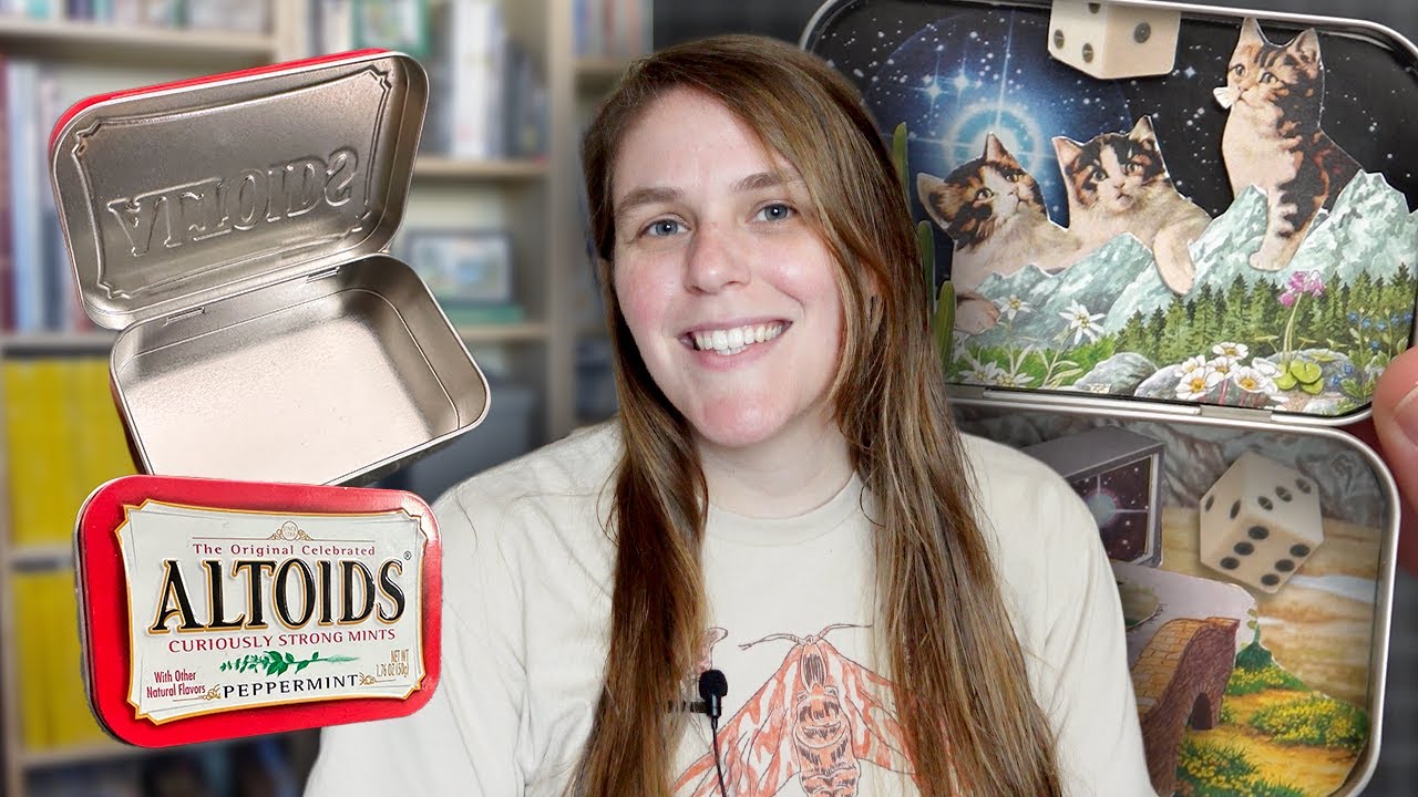 Создаём коллажный мир внутри жестяной банки Altoids