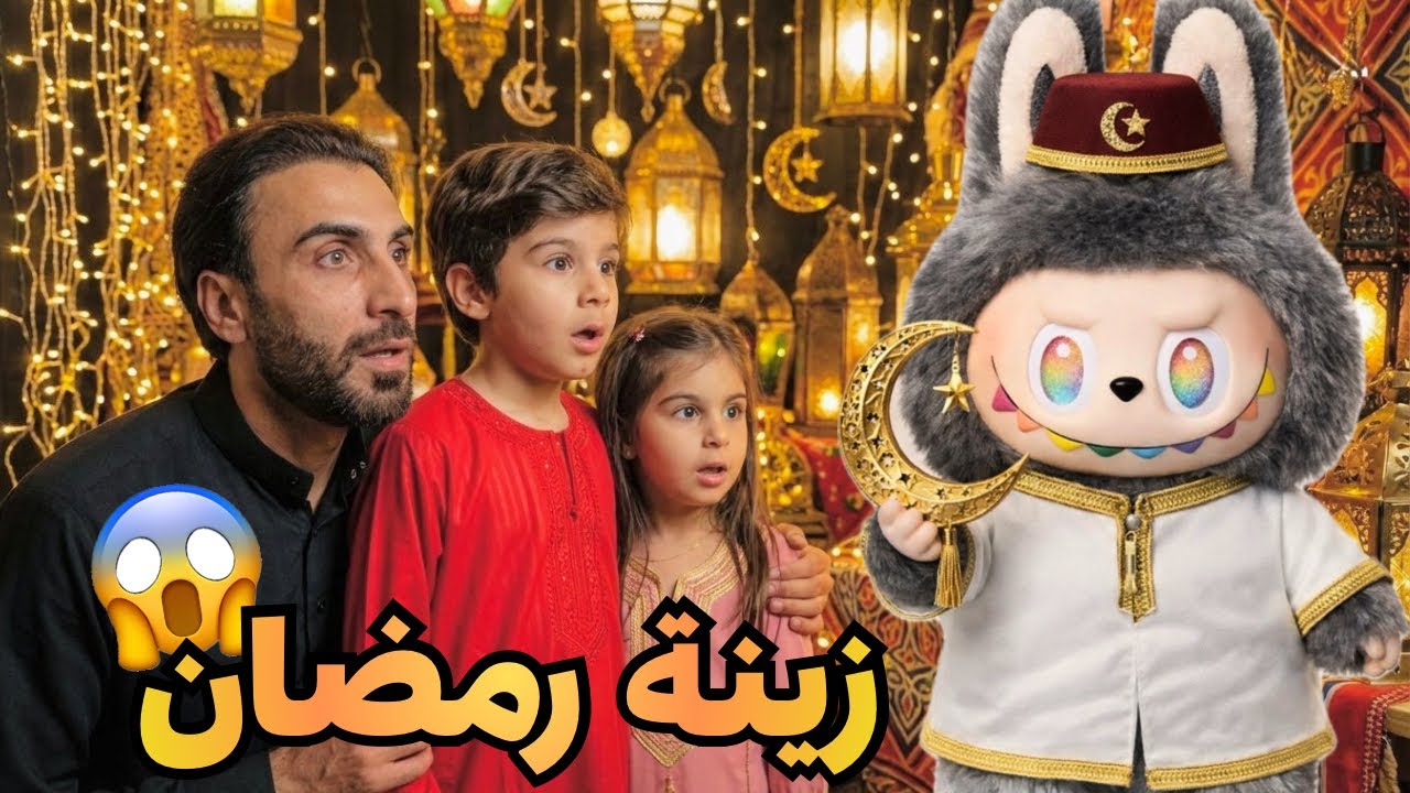 لابوبو الشريرة دخلت بيتنا😱وسرقت هلال رمضان 🌙😢