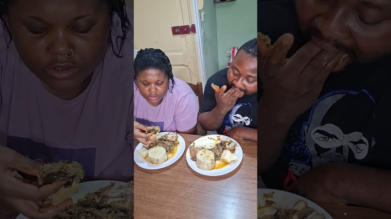 Food challenge between papa destiny and mama destiny 😋 