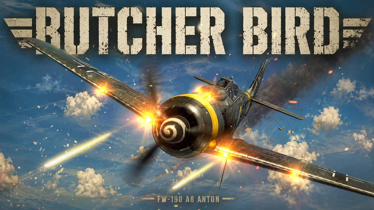 Защита Нормандии: FW-190 A-8 Butcher Bird, виртуальная реальность PIMAX | Бои собак | День Д | VR |