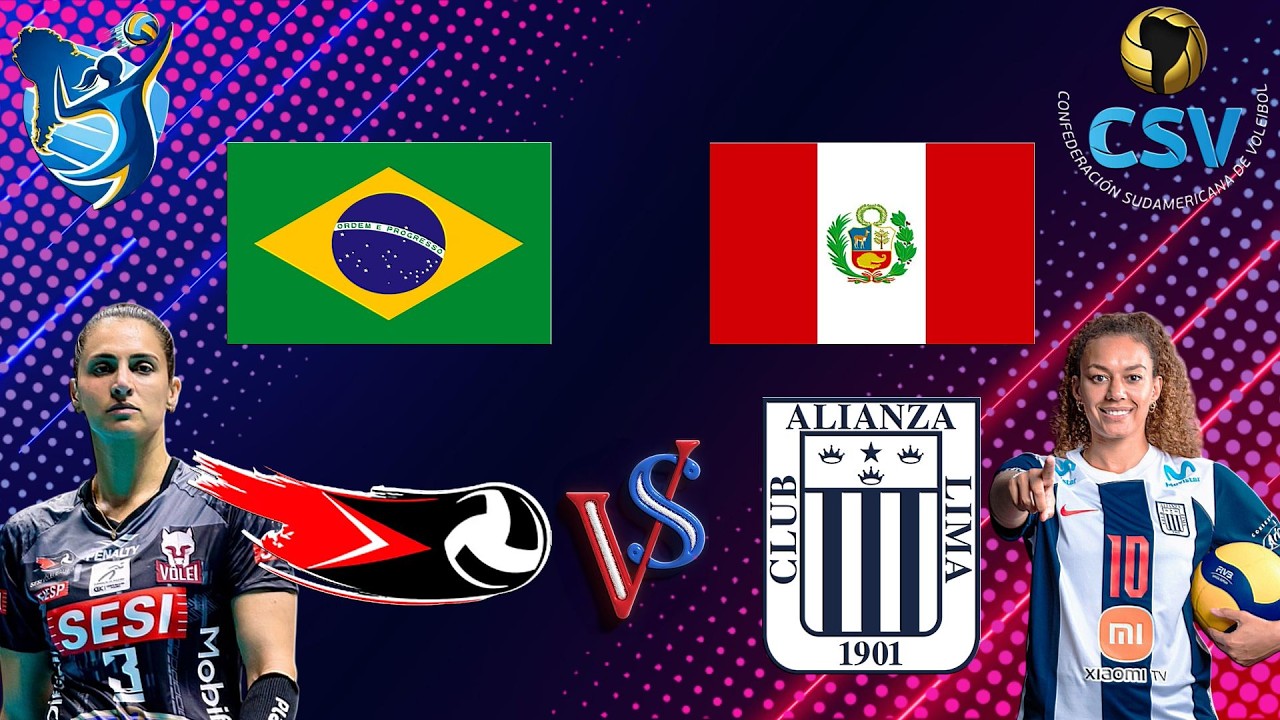 🇧🇷 Sesi Vôlei Bauru vs Alianza Lima 🇵🇪 SemiFinal Sudamericano de Clubes Voleibol 2026