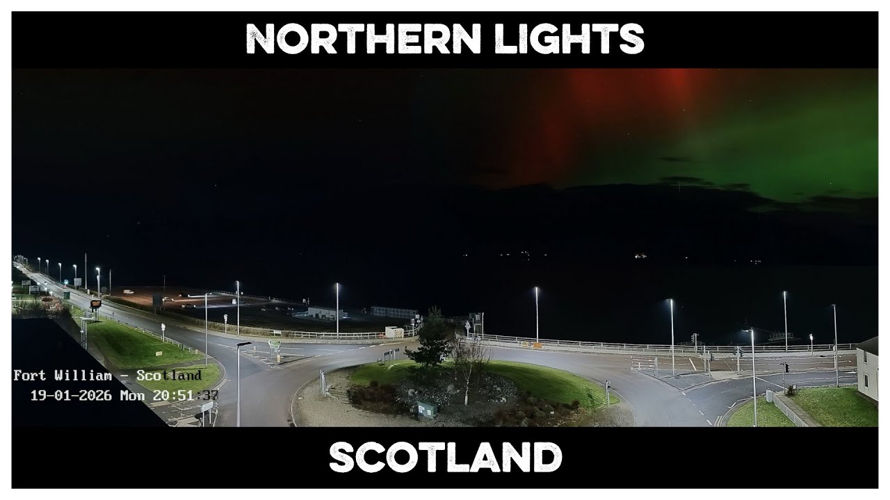 Wide View - Aurora Borealis - Northern Lights - Fort William 19th January 2026