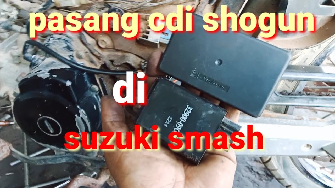 CDI Shogun di pasang di Suzuki smash
