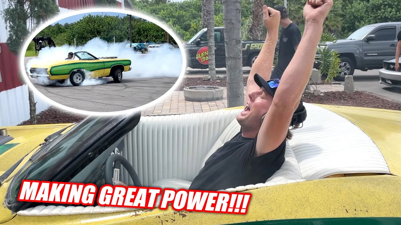 Corn Cobb Test #3 - This New MOPAR Race Engine is INSANE!!! Absolutely Shreds Tires!!