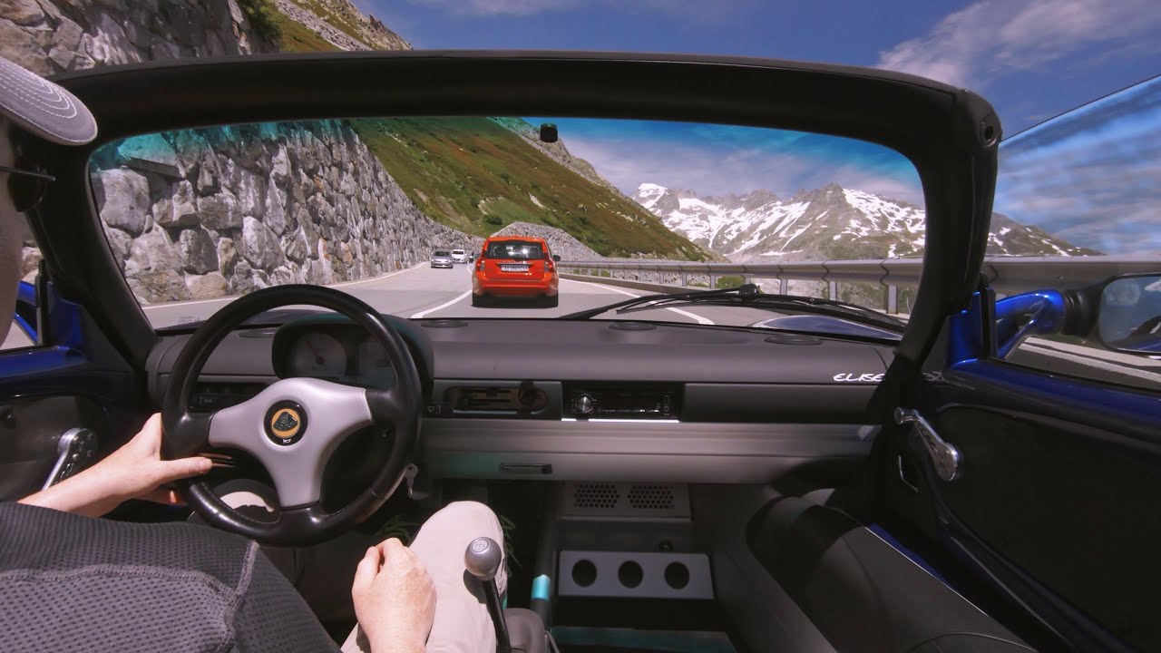 Swiss Grimsel Pass south side | Lotus Elise S1 | GoPro 4K
