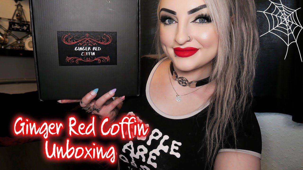Ginger Red Coffin - Gothic Subscription Box Unboxing, July 2020