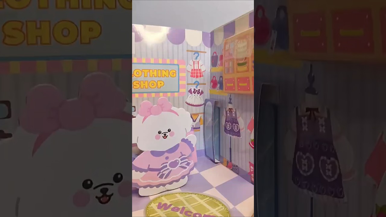 ASMR Mini clothing shop Dollhouse👗