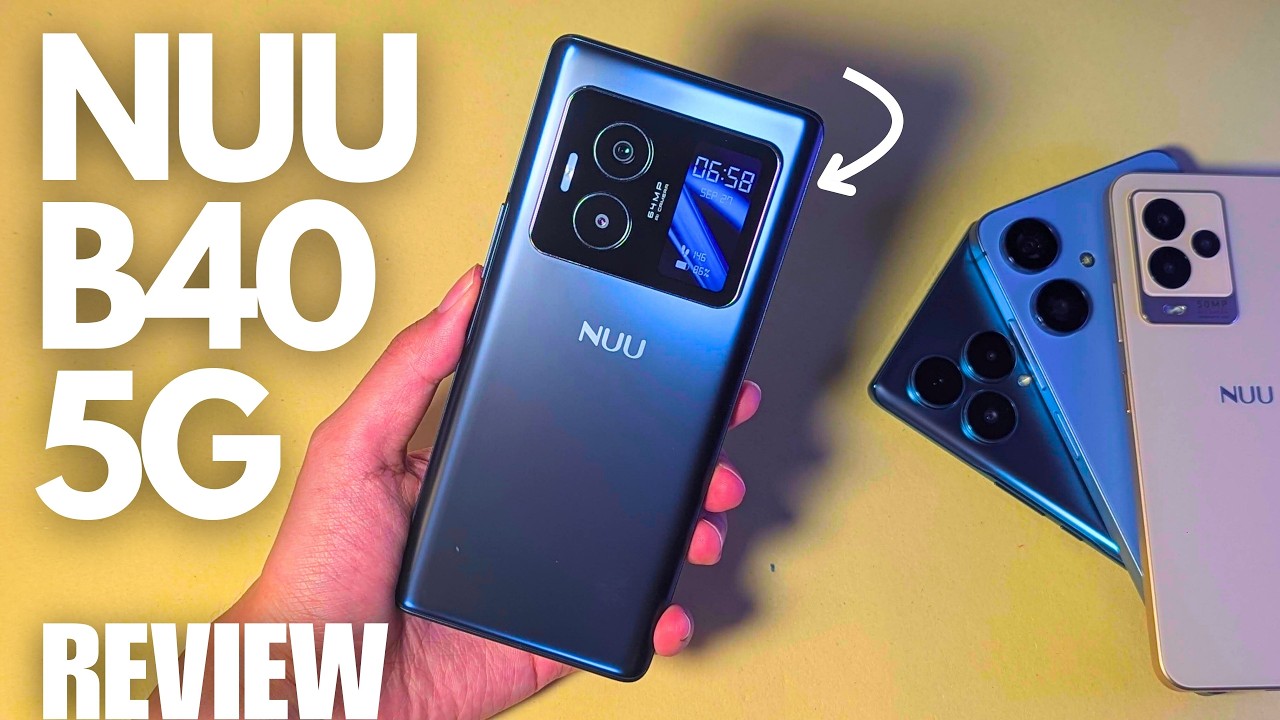 REVIEW: NUU B40 5G Android Smartphone | AMOLED Dual-Screen Display Phone!