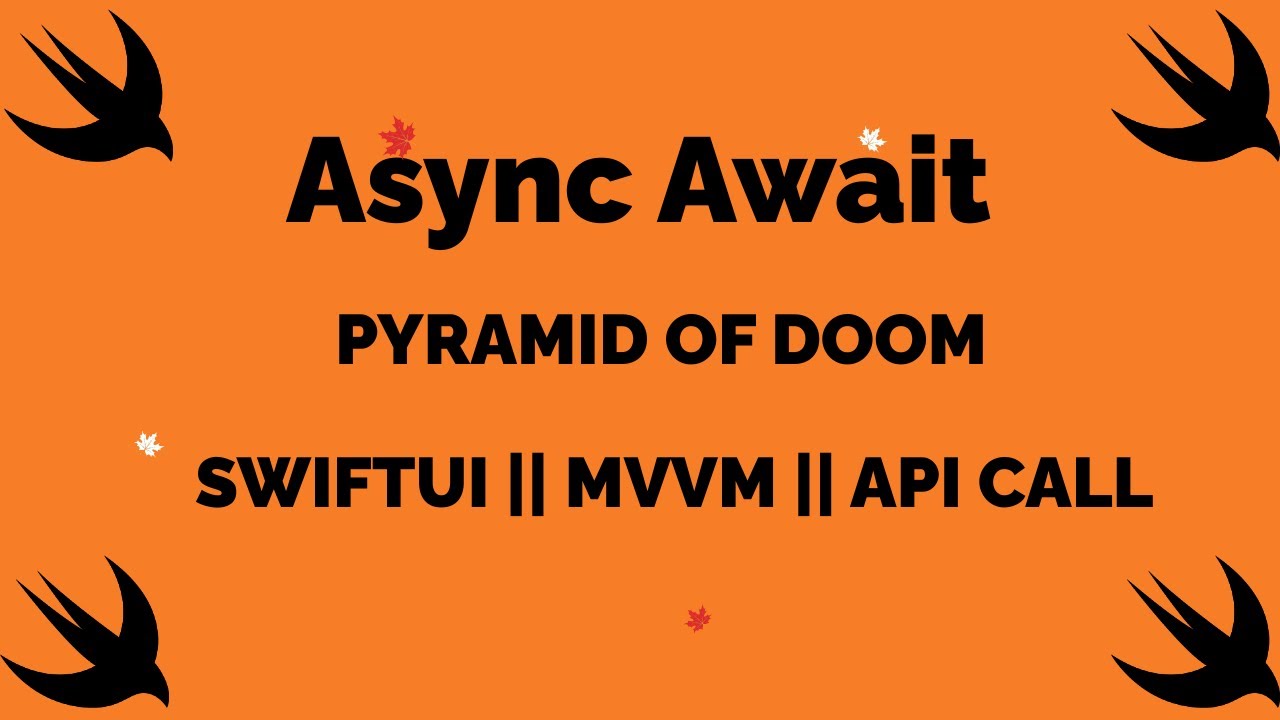 Async Await  Swift  || @MainActor || MVVM Architecture || Swift Concurrency