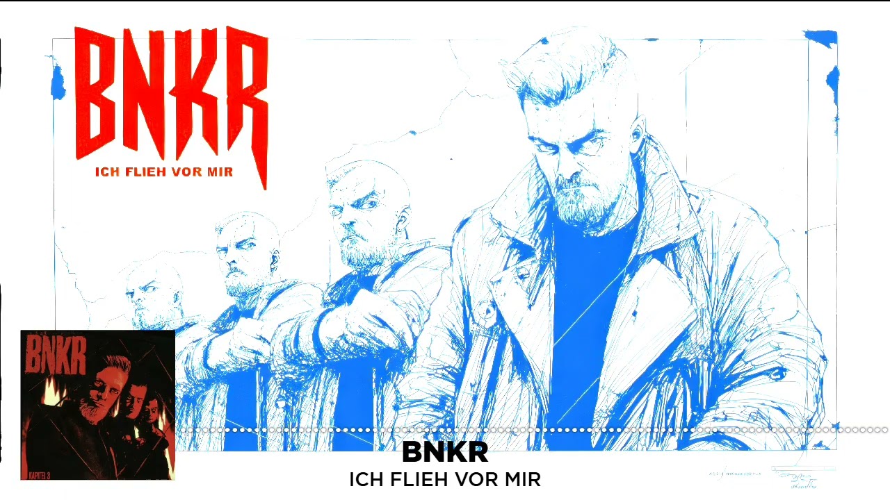 BNKR | Ich Flieh vor mir | Industrial Metal Deutsch | OFFICIAL VIDEO