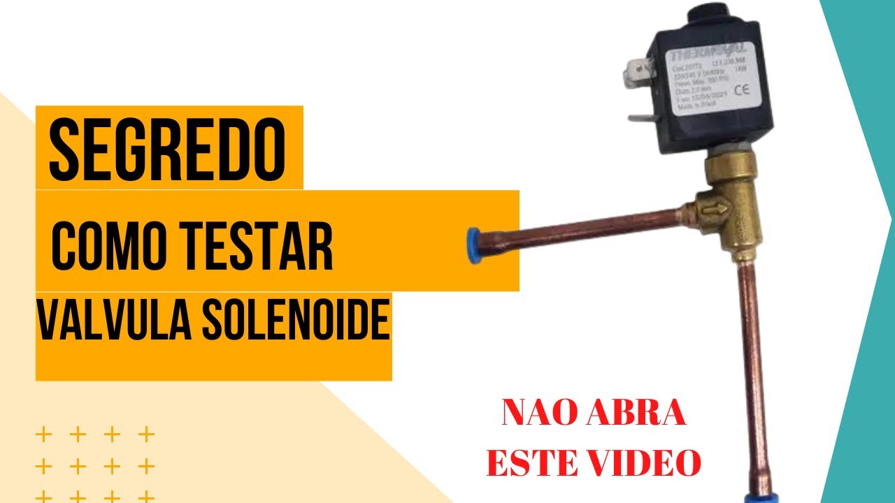 Como fazer teste da válvula solenóide MÁQUINA De Gelo Everest #maquinadegelo #everst #comofazer