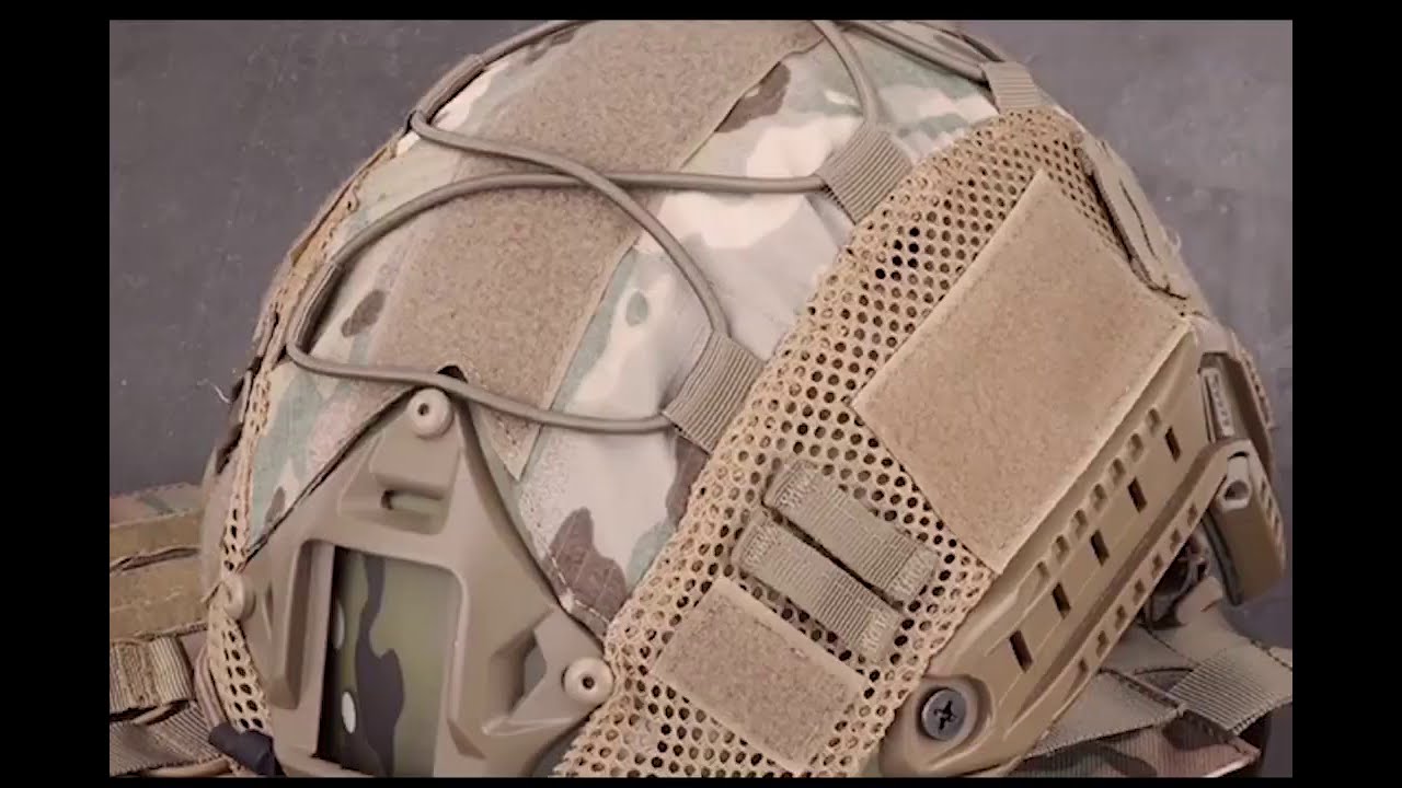 How to add helmet cover for airsoft helmet