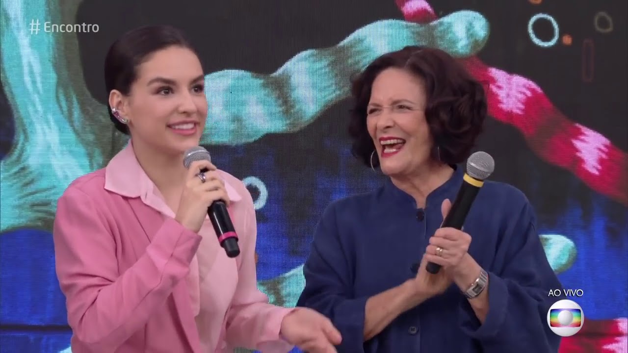 K&eacute;fera Buchmann discute com participante do Encontro com F&aacute;tima Bernardes ao vivo