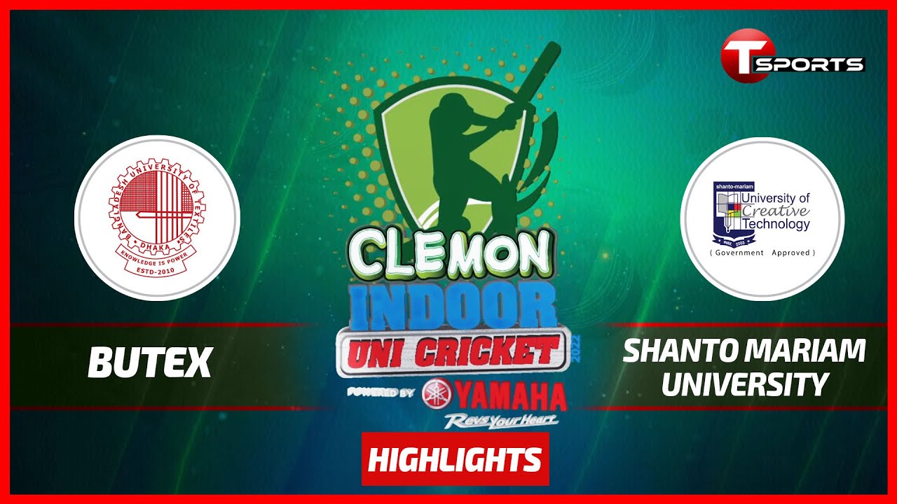 Extended Highlights | BUTEX VS Shanto-Mariam University | Clemon Indoor Uni Cricket | T Sports