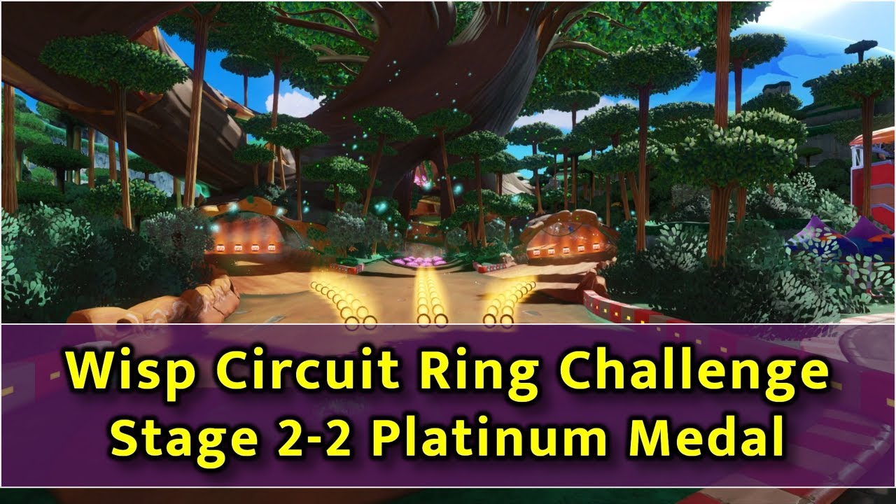 Team Sonic Racing - 2-2 Platinum Medal - Wisp Circuit Ring Challenge