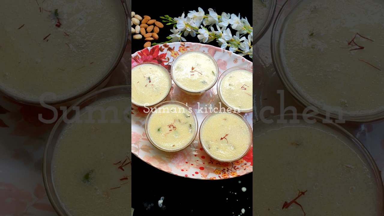 Easy suji Phirni recipe | Suji Phirni | Phirni Recipe #desert life #semolina desert #viral video