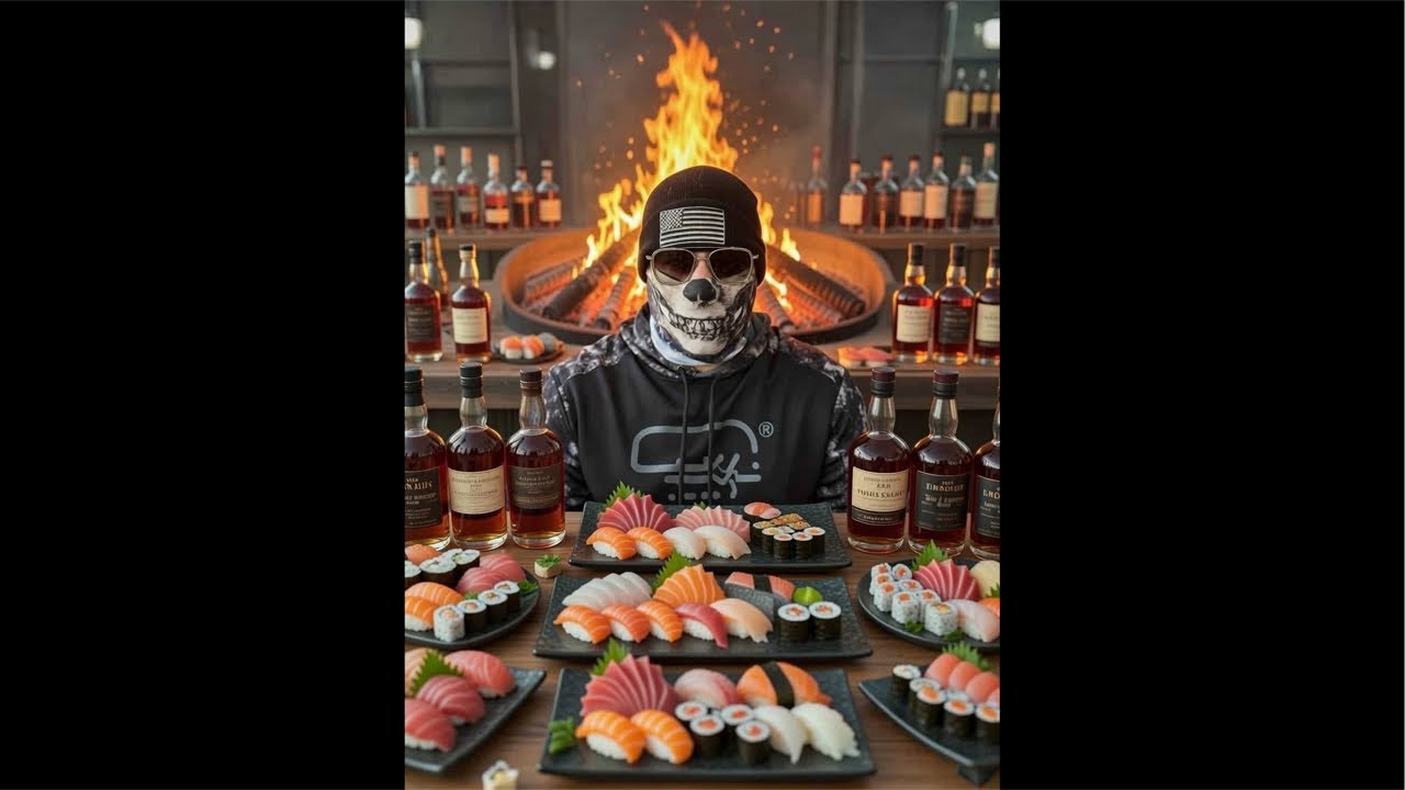 🔴LIVE Food Tasting SUSHI 10/10 Top Rated Whiskey 10/10 Review Review❗️