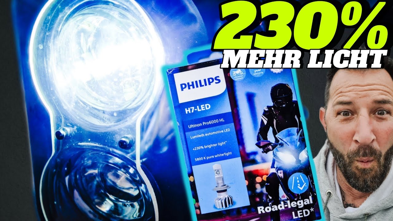 Motorrad auf LED umrüsten // Mehr Licht