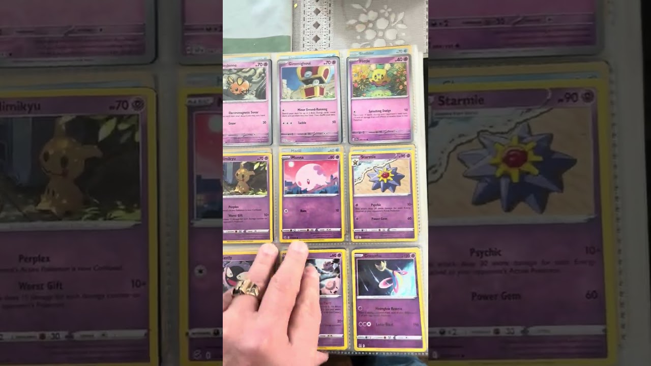 Sons Pokémon card collection #battlecats #videogames #pokemoncards 