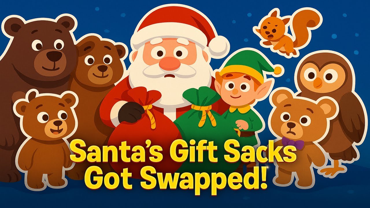 Santa’s Gift Sacks Got Swapped! 🎅🎁 A Magical Christmas Story for Kids