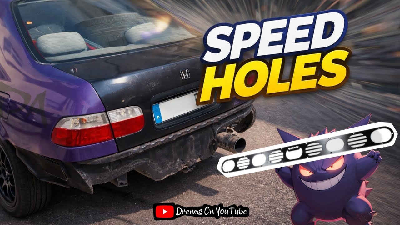 PÁRA-CHOQUES DO GENGAR COM SPEED HOLES 😈