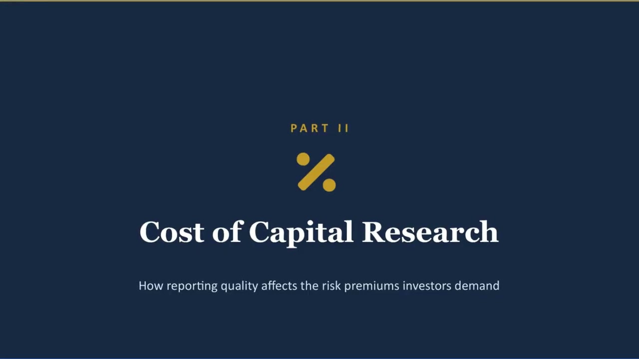 Mastering Basic Accounting Theories  A Capital Markets Perspective for PhD Students Part 2