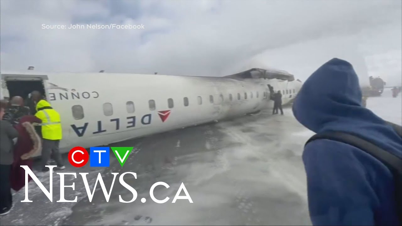 At least 15 people injured after plane crash at Toronto Pearson