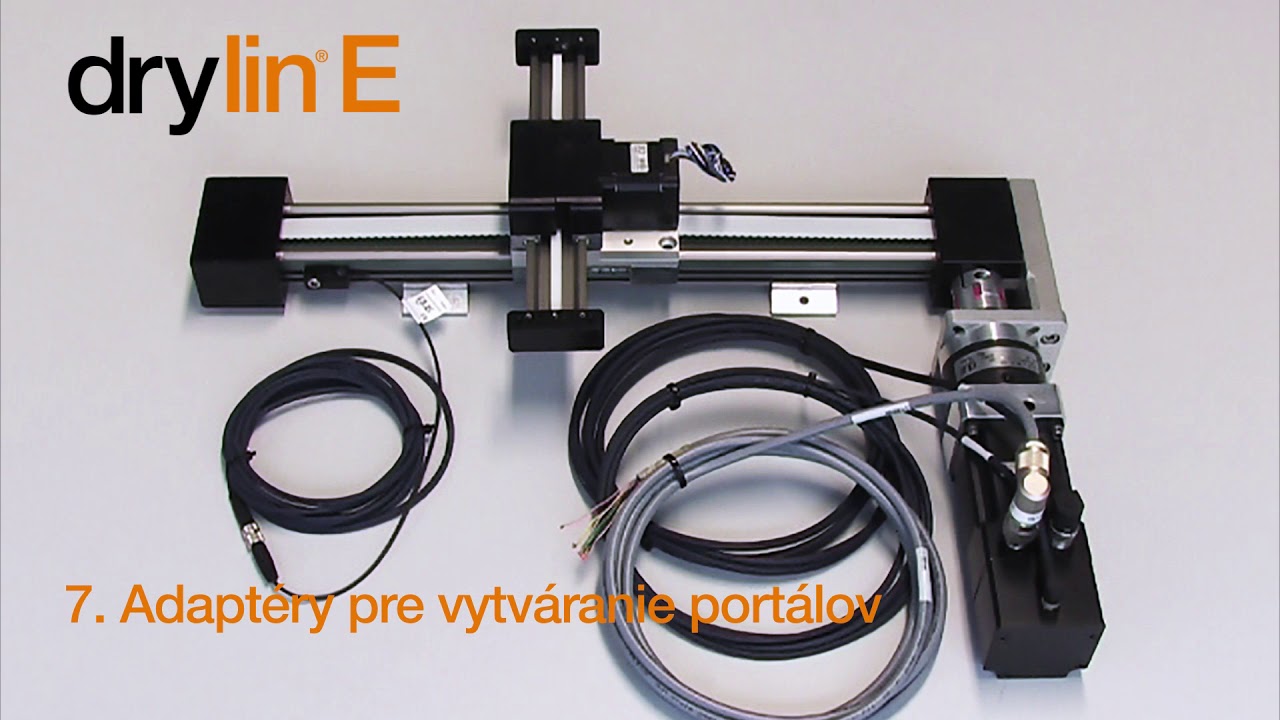 Klzné lineárne vedenia s motorom - drylin® E