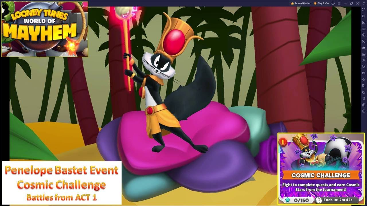 [*/\*] Looney Tunes World of Mayhem - Penelope Bastet Event - Cosmic Challenge - Battles of ACT 1