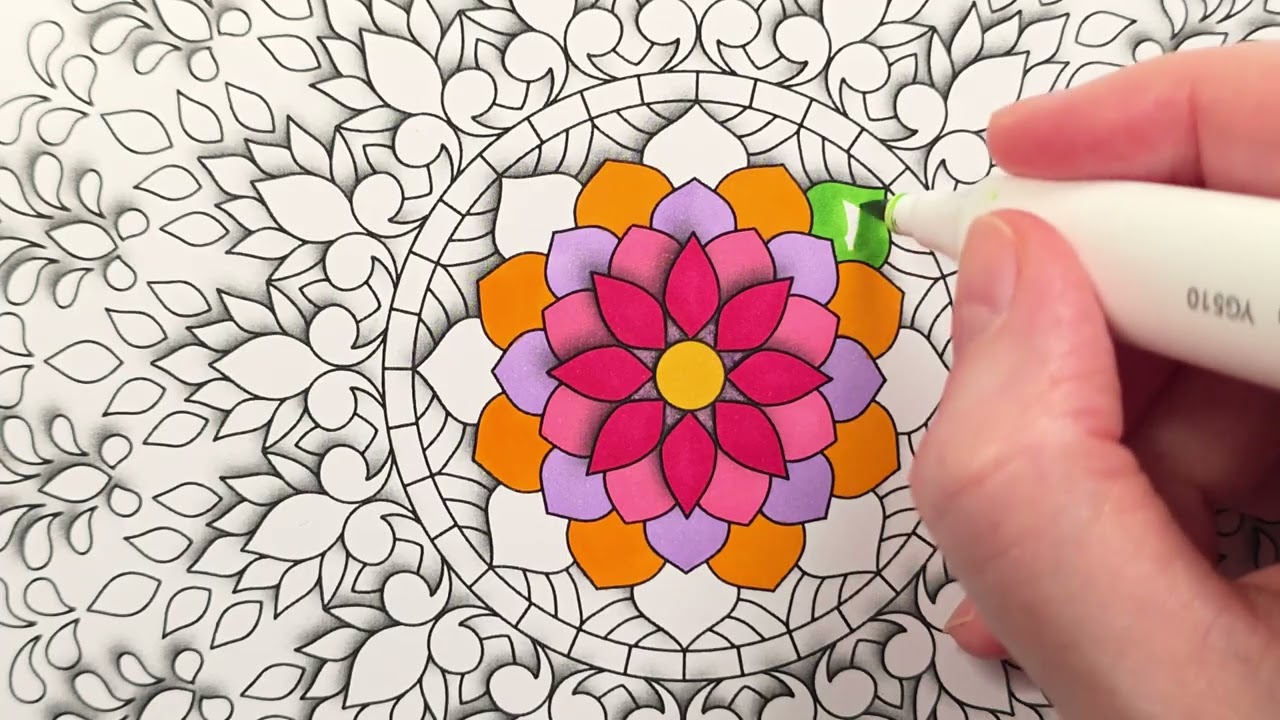 3D Mandala Coloring | A Relaxing Creative Session