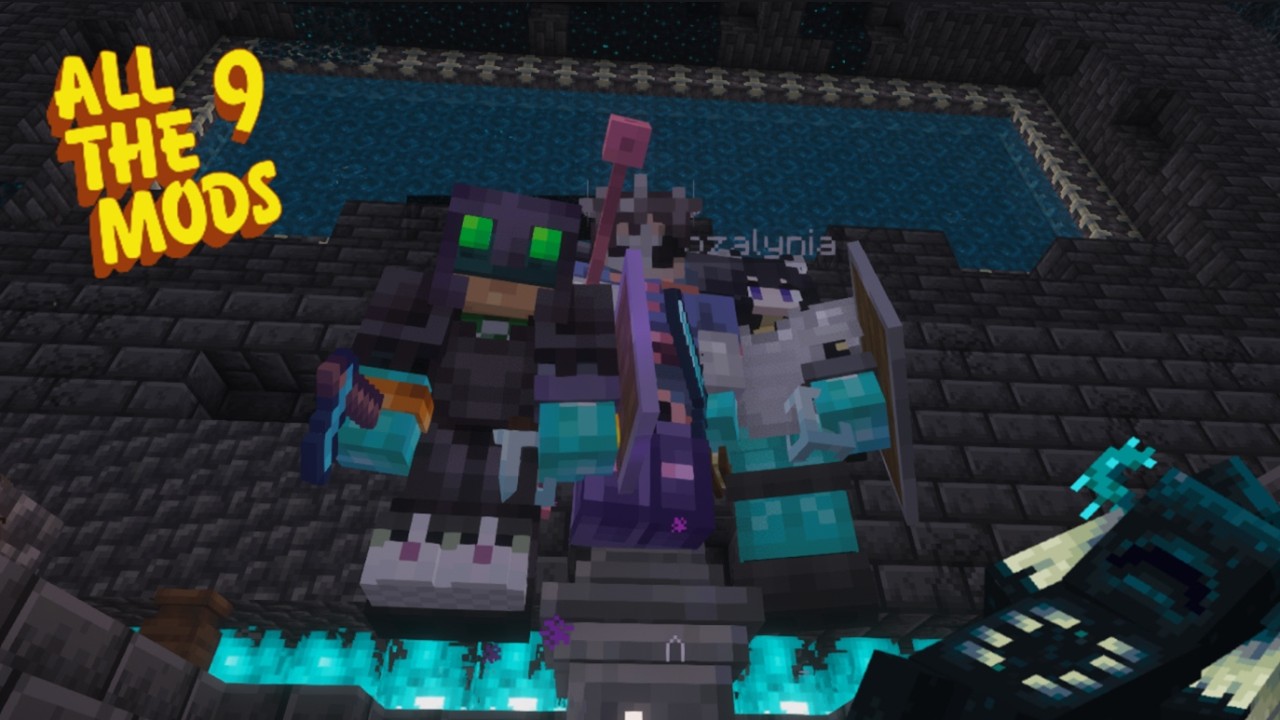 How to NOT raid an Ancient City (Minecraft ATM9)